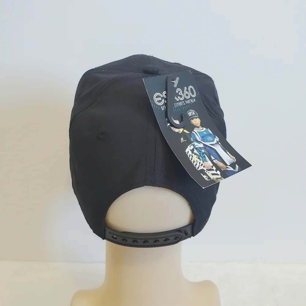 ESX 360 Gamer Gear Pro Quality Black White Youth Hat Cap Print NWT
